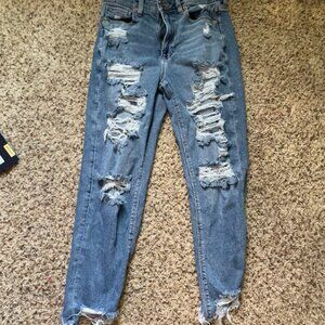 American Eagle ripped jeans